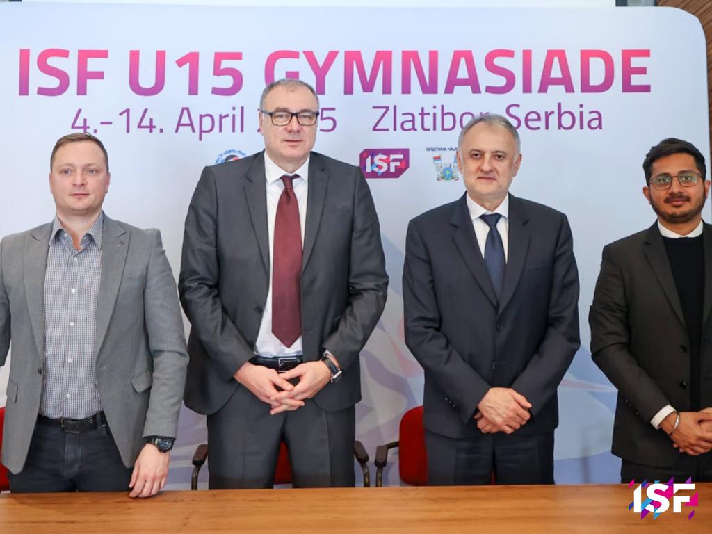 ISF U15 Gymnasiade Zlatibor Serbia_First press conference