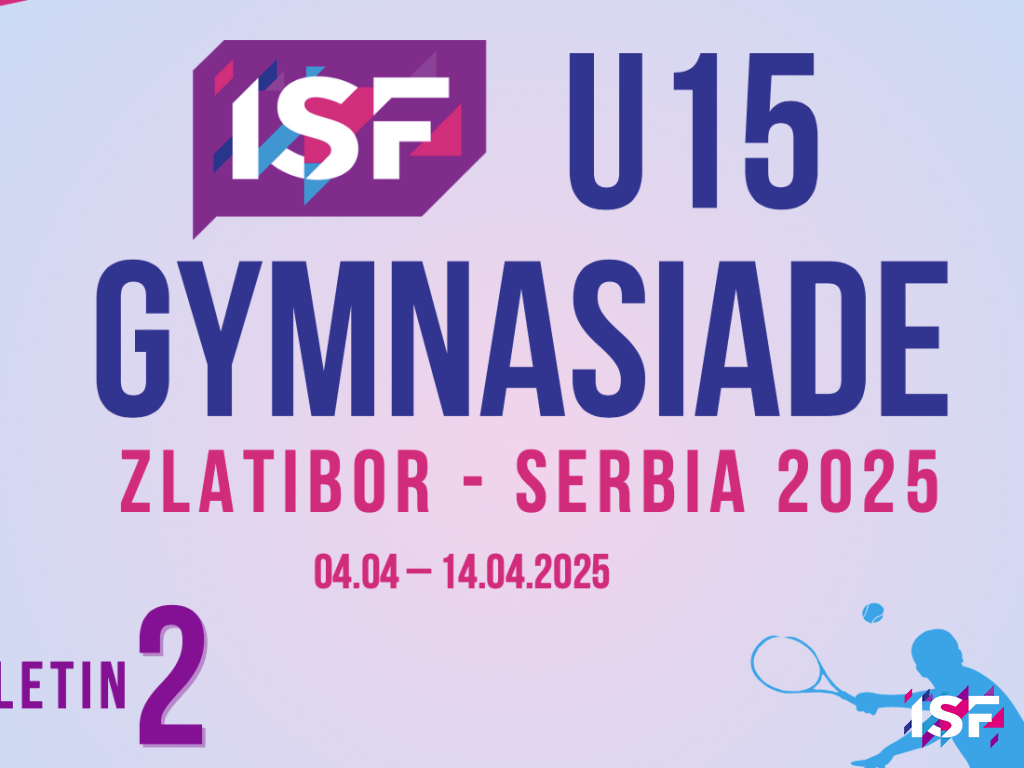 U15 Gymnasiade Zlatibor 2025 Bulletin 2 cover