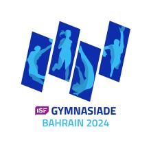 Bahrain Gymnasiade logo white background